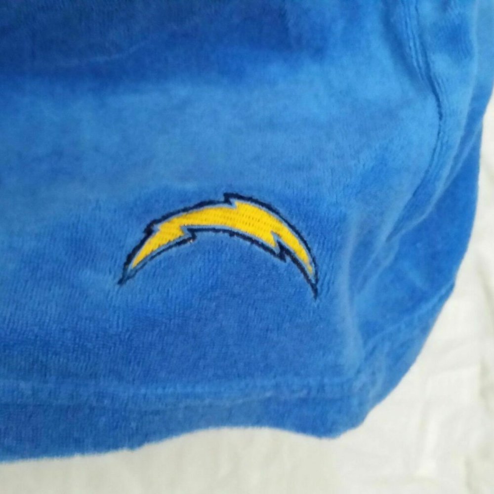 "San Diego Chargers" Of Los Angeles Powder Blue Terry Tube Top